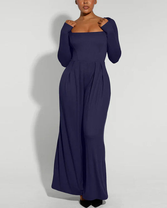 AirSlim® Square Neckline Built-In Shaping Jumpsuit