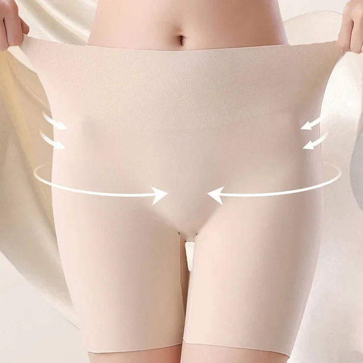 Buy two get one free Women High-waist Ice Silk Underwear with Tummy-control Hip-lifting